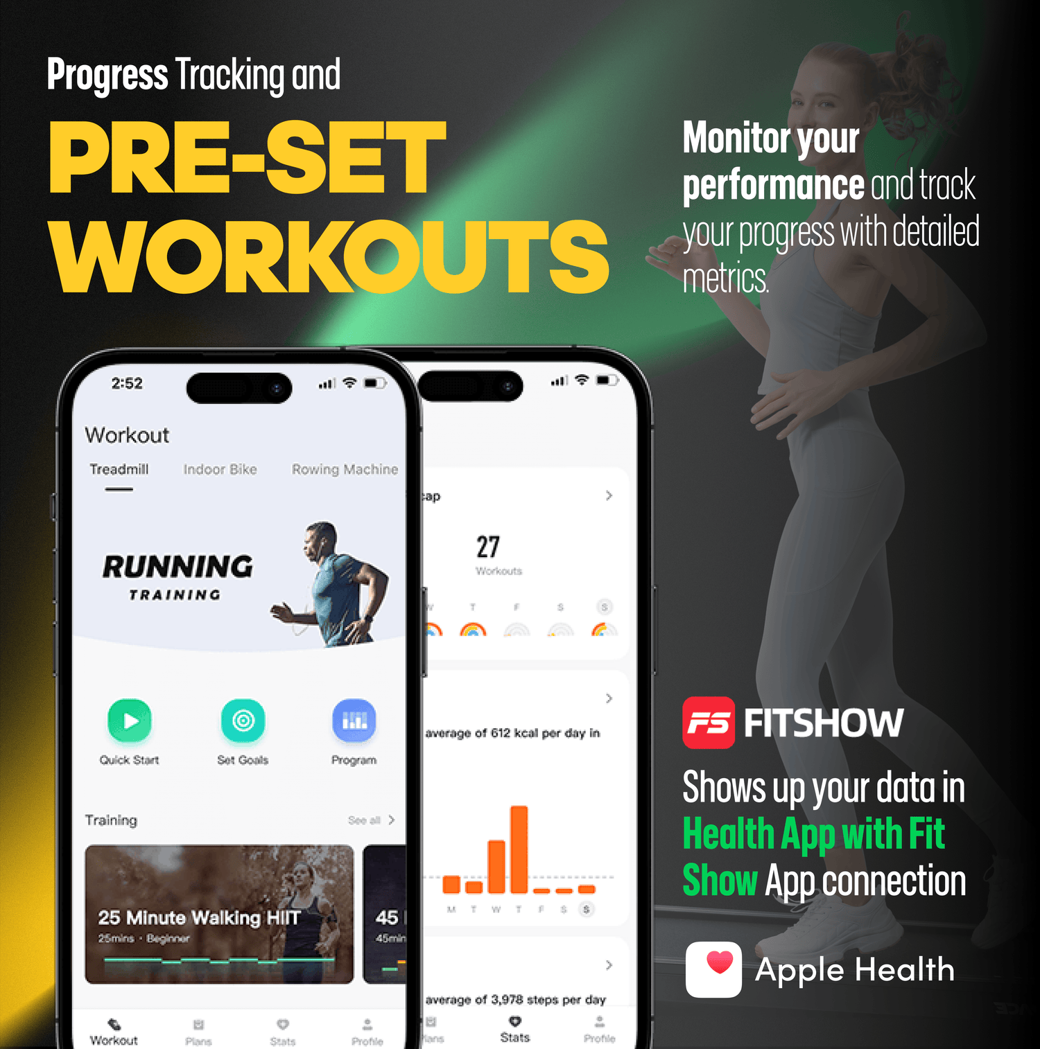 Pre-Set workouts and Progress Tracking with Walking Pad - PadPace